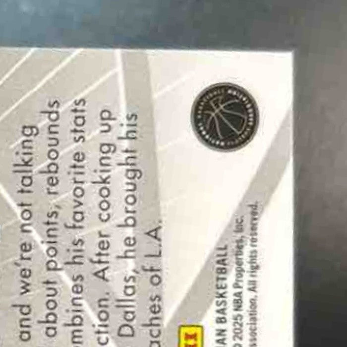 2024-25 Panini Obsidian Luka Doncic Atomic Initials Orange Flood /99 #7 Lakers - Sports Cards