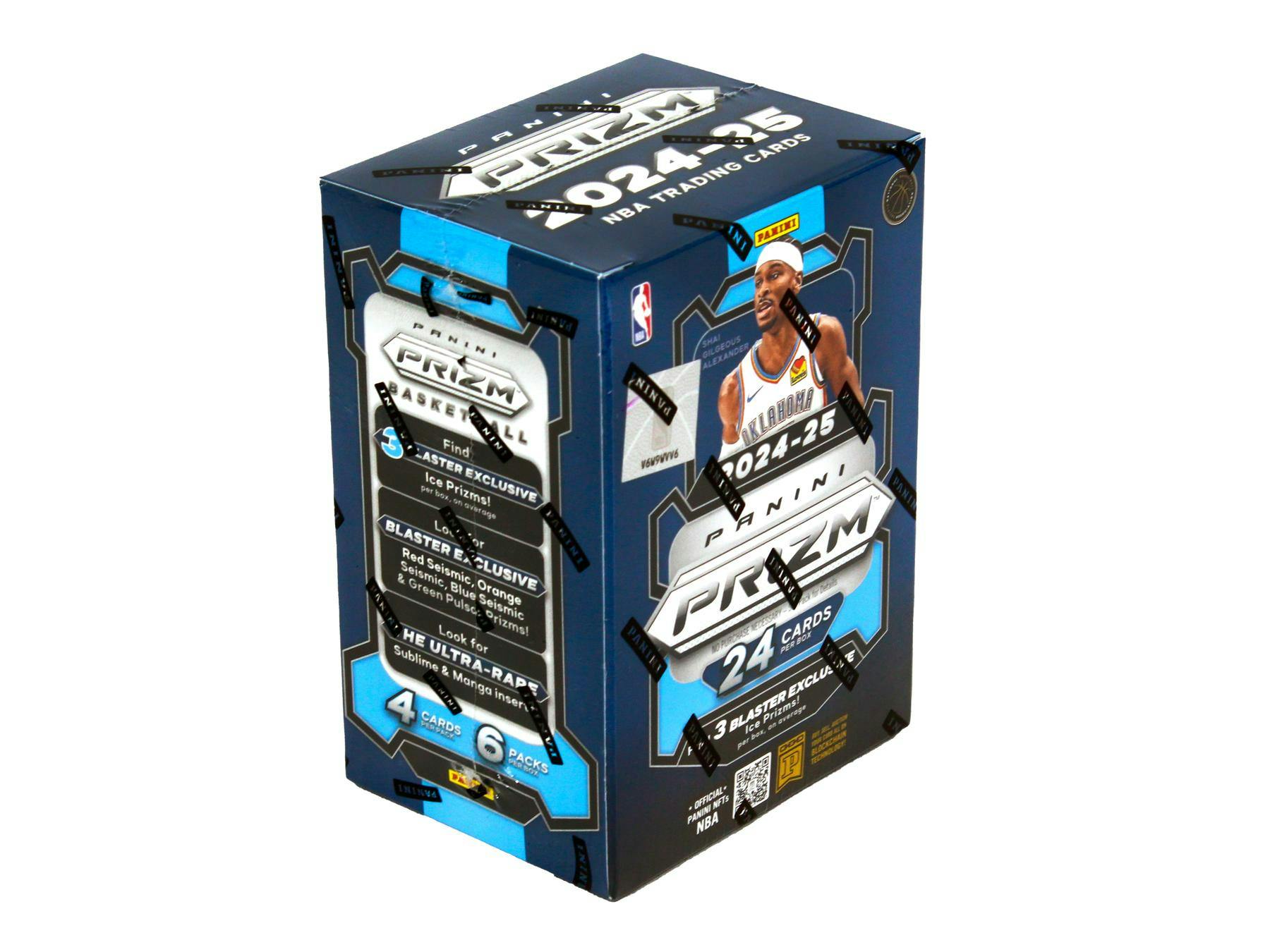 RETAIL 2024/25 Panini Prizm Basketball Blaster Box (Ice Prizms) NBA Blaster