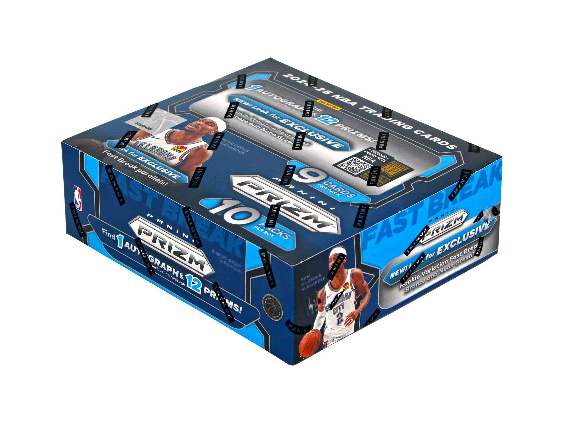 2024/25 Panini Prizm Basketball Fast Break Box (1 Auto / 12 Prizms) - NBA Blaster