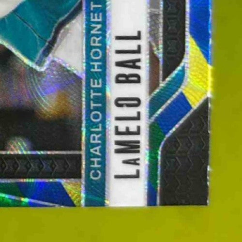 2024-25 Panini Prizm LaMelo Ball Choice Blue Yellow and Green #30 Hornets - Sports Cards