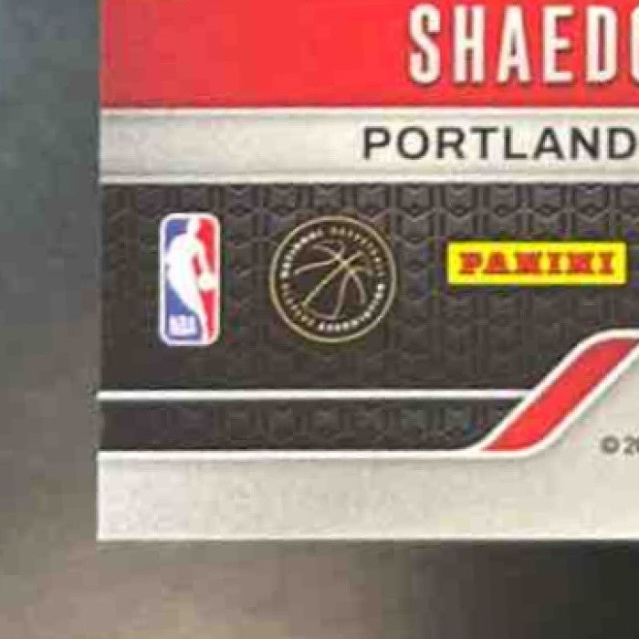 2024-25 Panini Prizm Shaedon Sharpe Signatures Red /99 Auto Blazers - Sports Cards