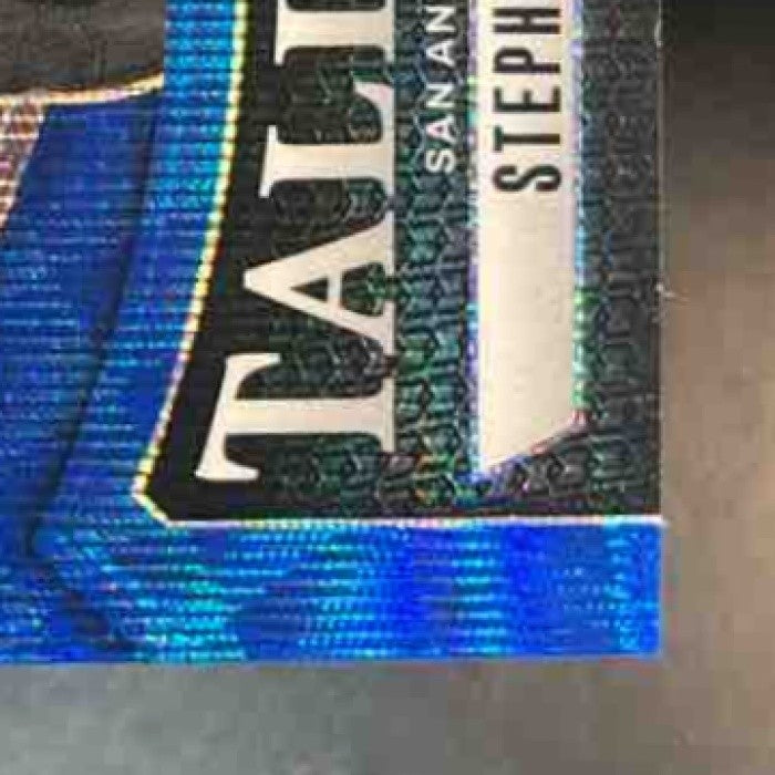 2024-25 Panini Prizm Stephon Castle Talismen Blue Wave /175 #14 RC Spurs - Sports Cards