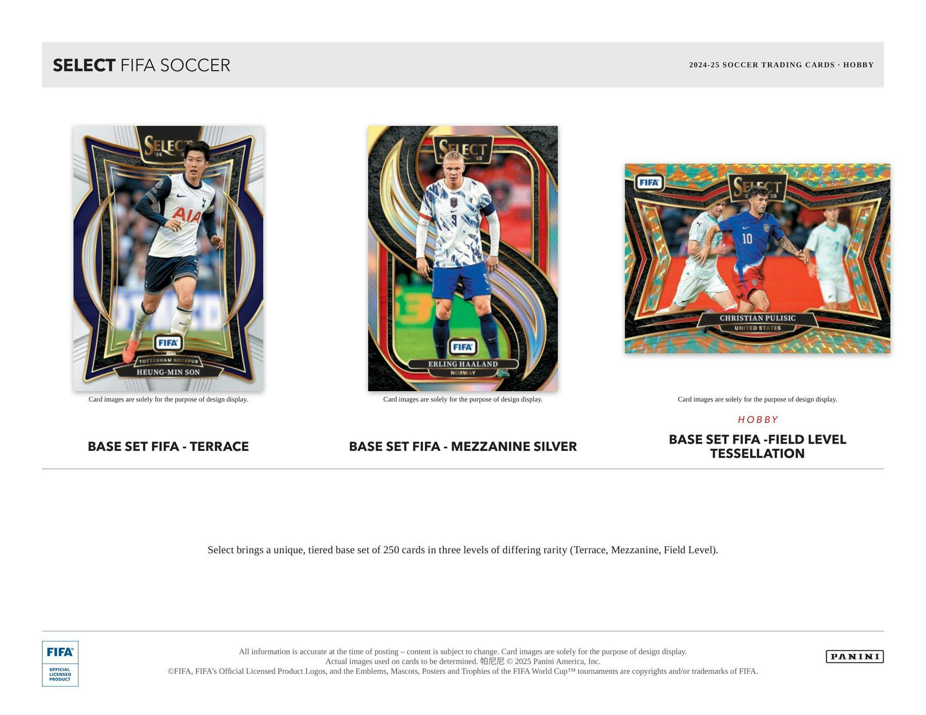 2024/25 Panini Select FIFA Soccer Hobby Box (3 Autos/Mems) (Yamal Mbappe Messi) - Soccer