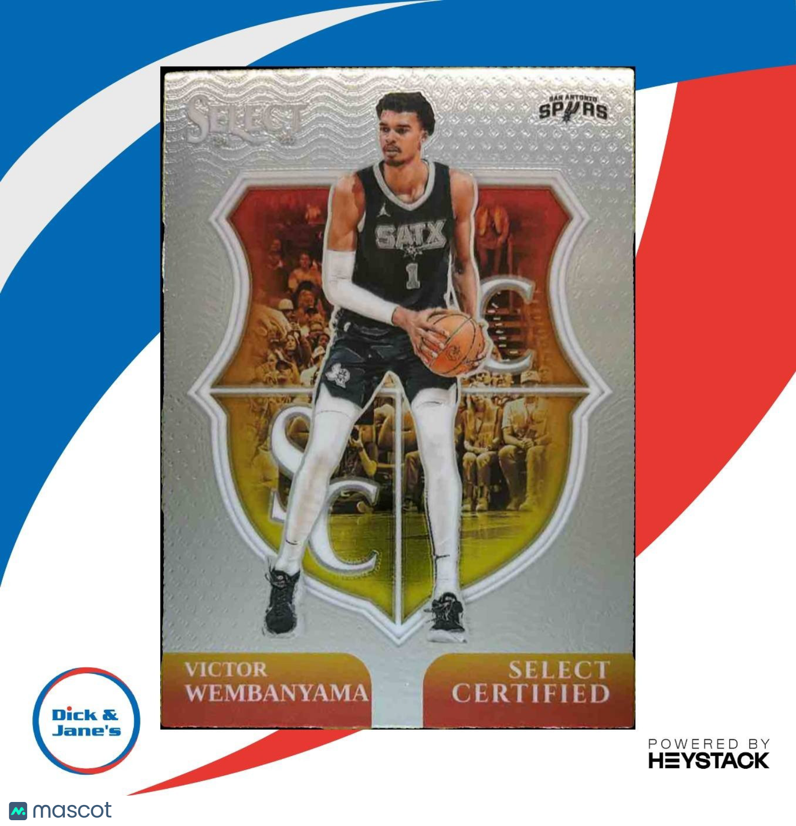 2024-25 Panini Select Victor Wembanyama Certified #2 San Antonio Spurs - Sports Cards