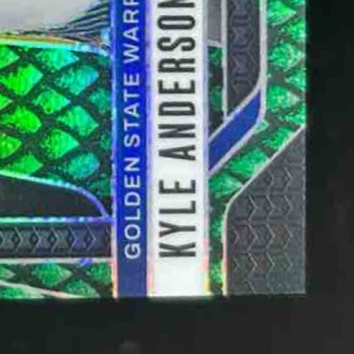 2024-25 Prizm Kyle Anderson Jade Dragon Scale /48 #37 Golden State Warriors - Sports Cards