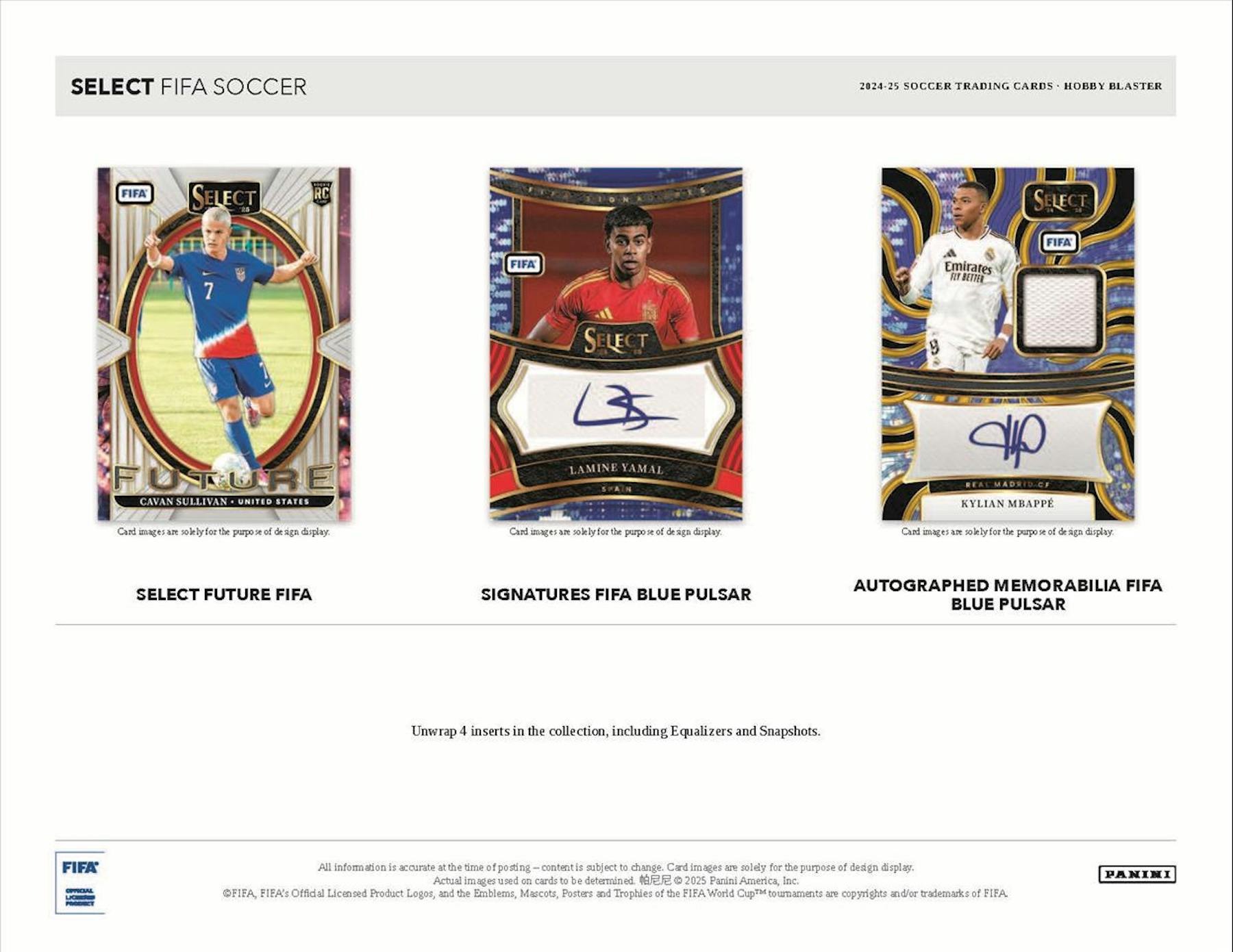 2024/25 Select Hobby FIFA Soccer Blaster Box (Ice and Orange Fluorescent) - Soccer