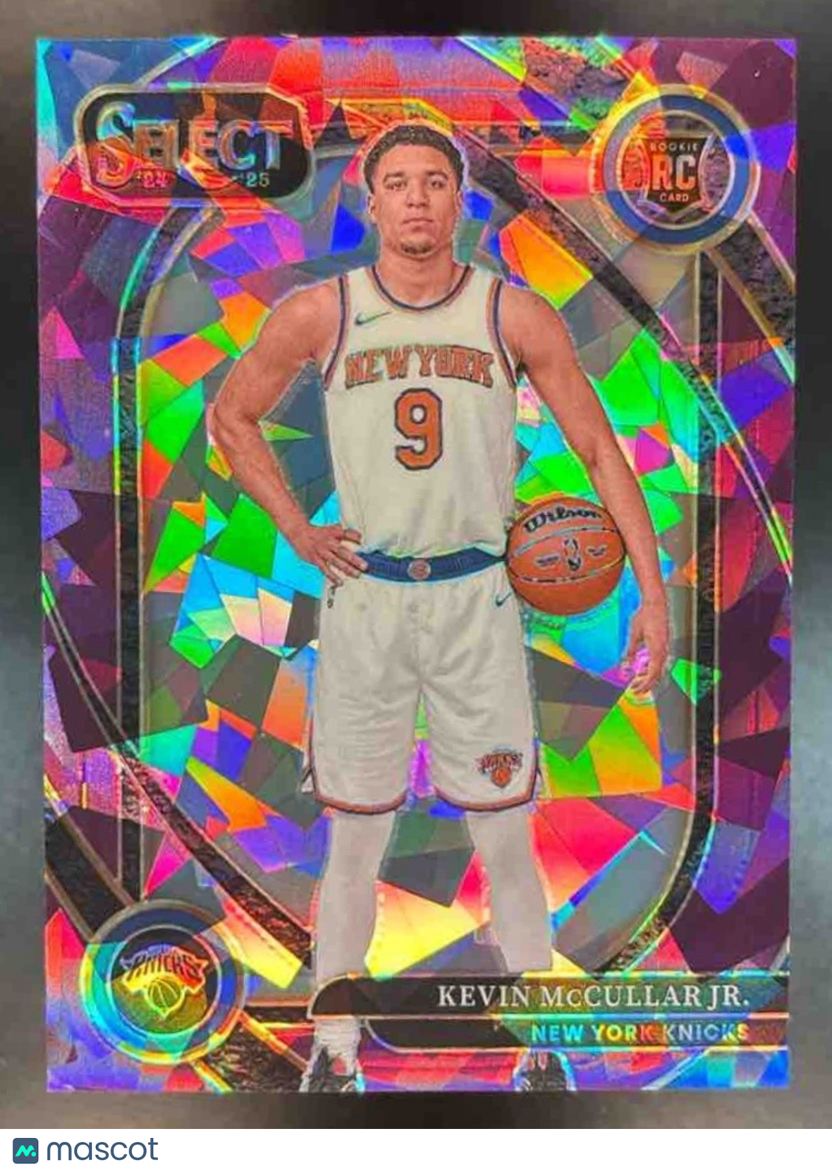 2024-25 Select Kevin McCullar Jr. Courtside Pink Cracked Ice /99 #281 RC Knicks - Sports Cards