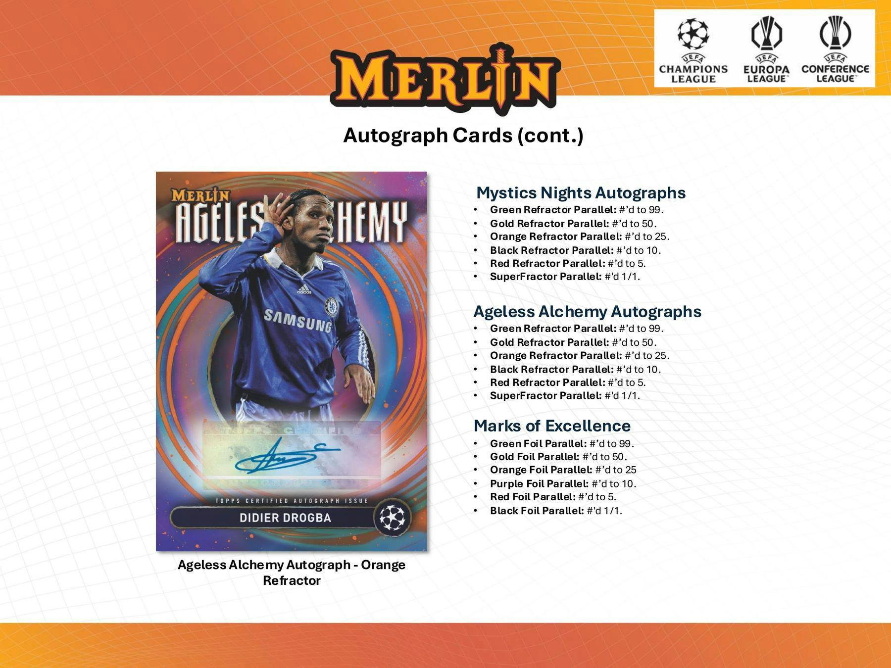 2024/25 Topps Chrome Merlin UEFA Club Competitions Soccer 7-Pack Blaster Box - Blaster Box