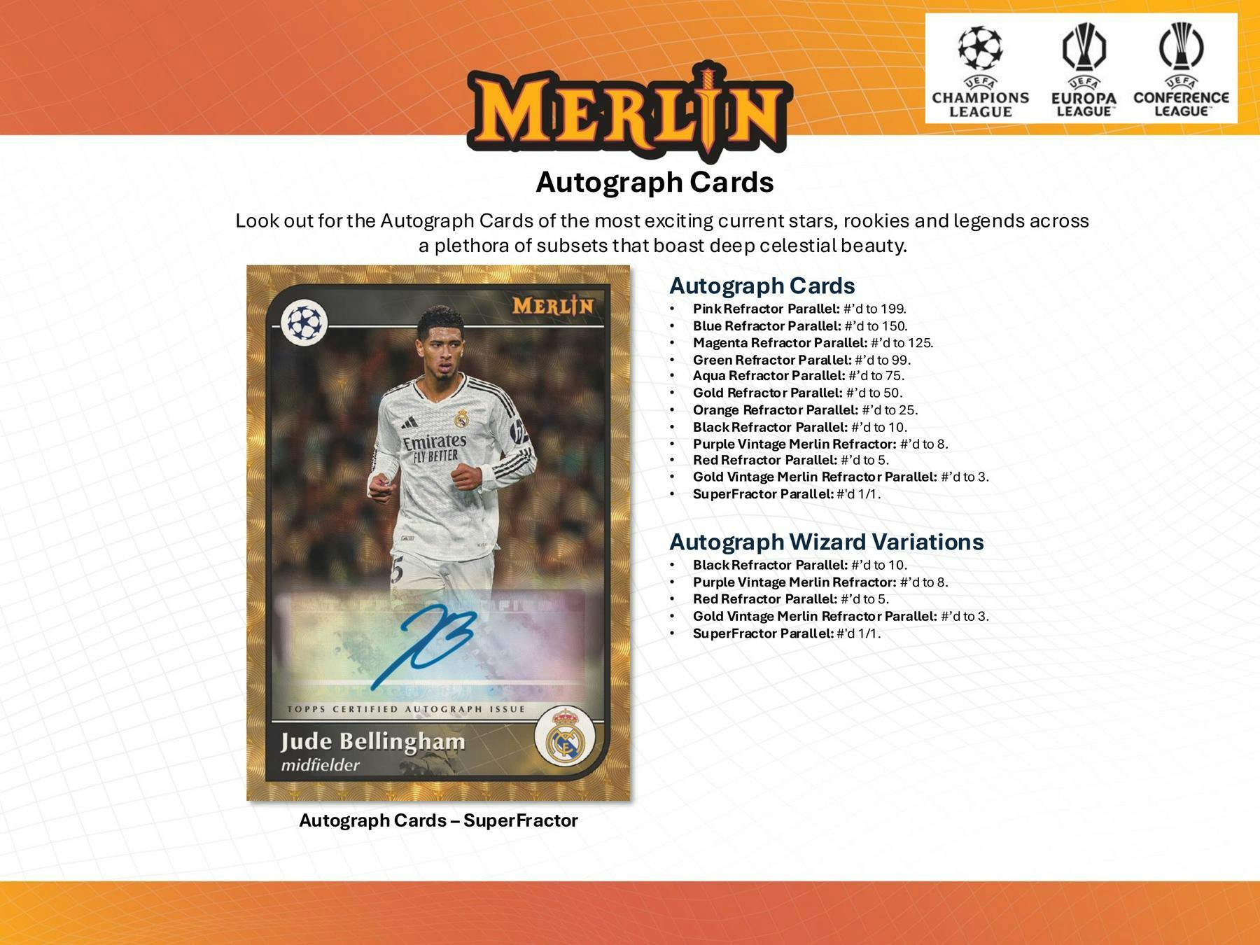 2024/25 Topps Chrome Merlin UEFA Club Competitions Soccer Hobby Box (1 Auto) - Soccer Hobby Box