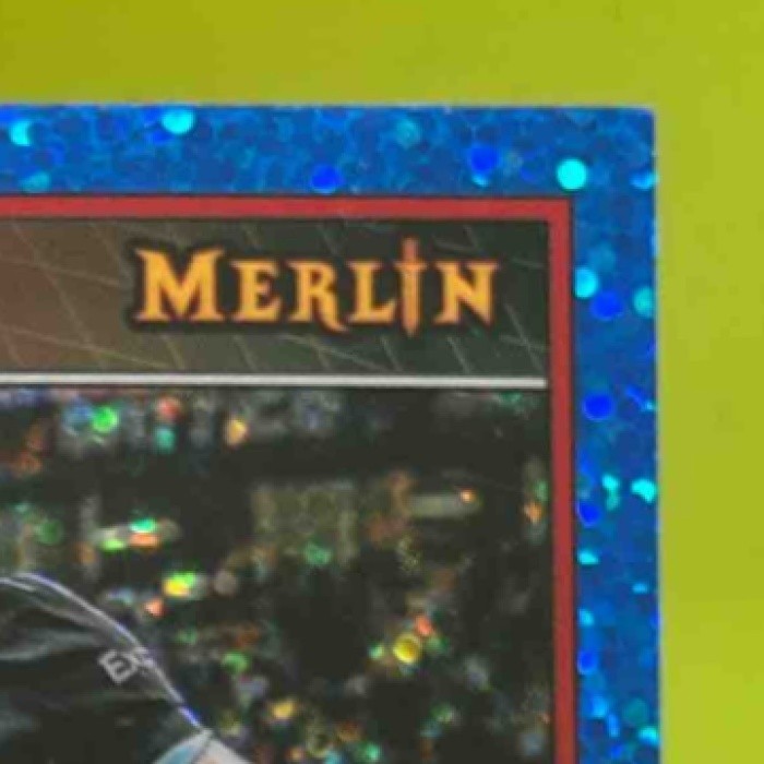 2024-25 Topps Merlin Chrome U Dominik Szoboszlai Blue Speckle /150 Liverpool FC - Sports Cards