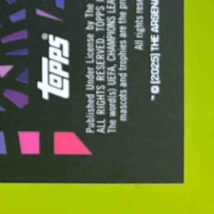 2024-25 Topps Merlin Chrome UEFA Club Competitions Bukayo Saka Renaissance - Sports Cards