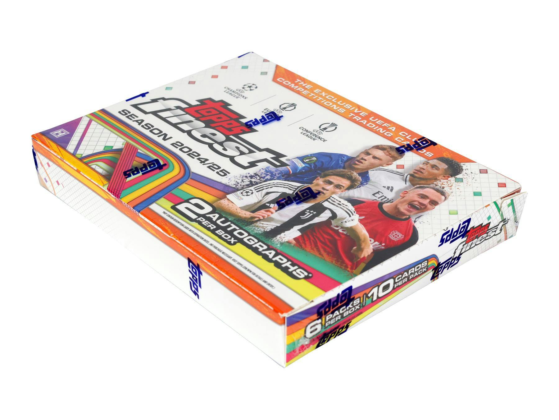 2024/25 Topps UEFA Club Competitions Finest Soccer Hobby Box (2 Autos) Soccer Hobby Box