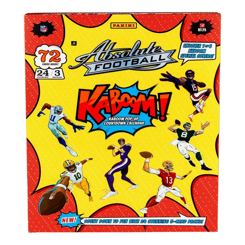 2024 Panini NFL Absolute Football KABOOM! Pop-Up Countdown Calendar