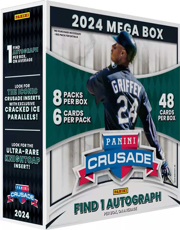 2024 Panini Crusade Baseball Mega Box (1 Auto)(Paul Skenes or Jackson Merrill RC?)