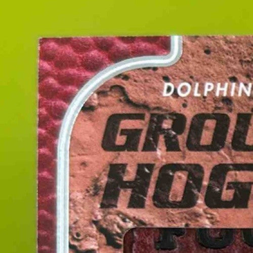 2024 Absolute Raheem Mostert Ground Hoggs Materials 62/250 MEM Miami Dolphins - Sports Cards