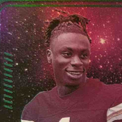 2024 Absolute Xavier Worthy Star Gazing Green Spectrum /25 RC Kansas City Chiefs - Sports Cards