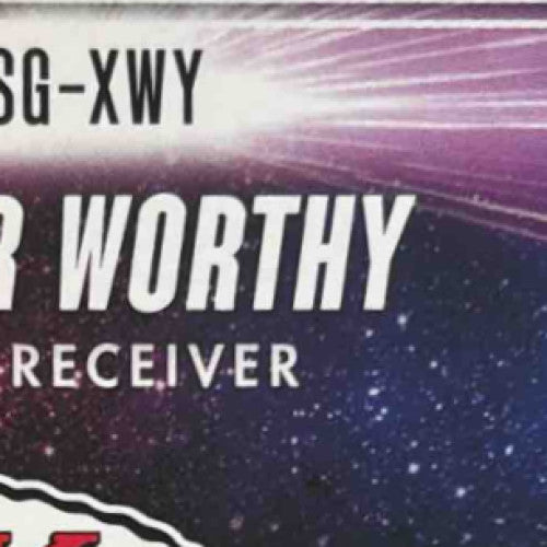 2024 Absolute Xavier Worthy Star Gazing Green Spectrum /25 RC Kansas City Chiefs - Sports Cards