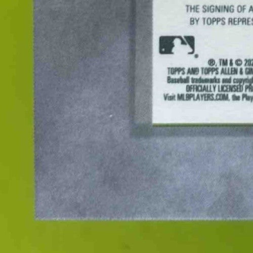 2024 Allen & Ginter Jazz Chisholm Jr. Mini Baseball Auto Black Frame /25 Marlins - Sports Cards