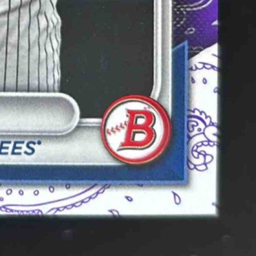 2024 Bowman Aaron Judge Purple Pattern 180/199 #7 New York Yankees - Sports Cards