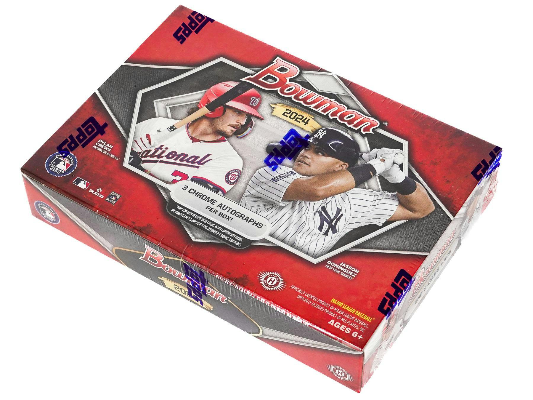 2024 Bowman Baseball HTA Choice Box (3 Autos) - MLB hobby