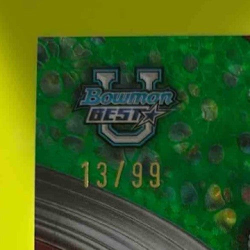 2024 Bowman Best Emeka Egbuka Best of 2024 Auto Green Mini Diamond Refractor /99 - Sports Cards