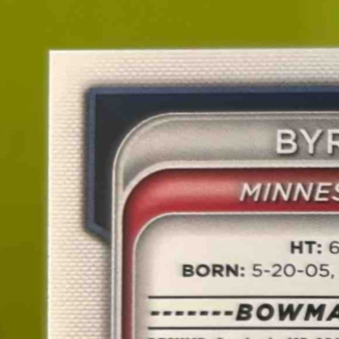 2024 Bowman Byron Chourio Blue Pattern /125 #BP-129 1st Prospect Minnesota Twins - Sports Cards