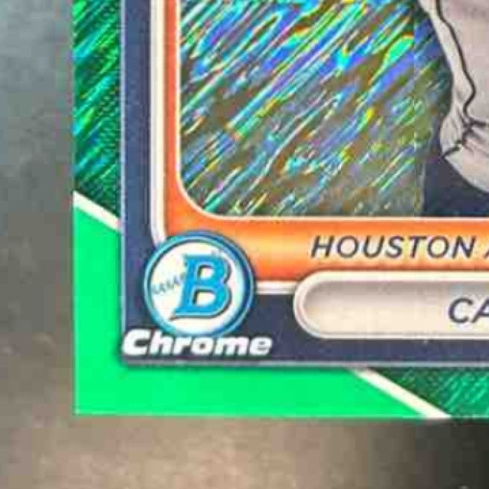 2024 Bowman Camilo Diaz Chrome Prospects Green Shimmer /99 #BCP-135 Astros - Sports Cards