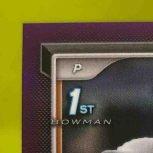 2024 Bowman Carson Whisenhunt Chrome Auto Purple Refractor 121/250 1st Prospect - Sports Cards
