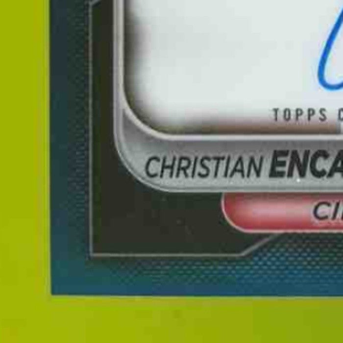 2024 Bowman Christian Encarnacion-Strand Chrome Auto Blue /150 RC Cincinnati Red - Sports Cards