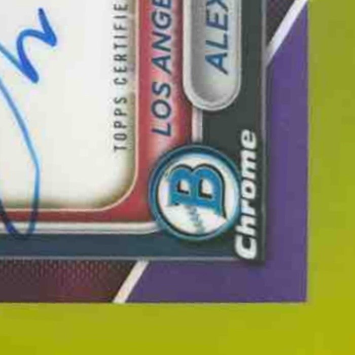 2024 Bowman Chrome Alexander Albertus Auto Purple /250 1st Prospect Dodgers - Sports Cards