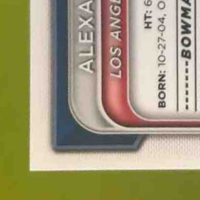 2024 Bowman Chrome Alexander Albertus Auto Purple /250 1st Prospect Dodgers - Sports Cards