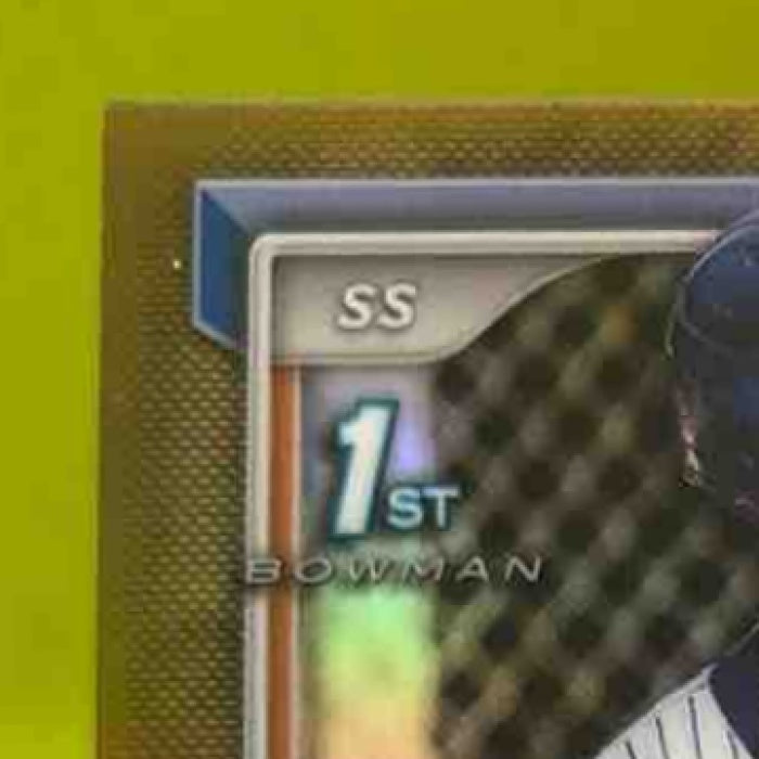 2024 Bowman Chrome Cristopher Larez Auto Gold Shimmer /50 1st Prospect Mets - Sports Cards