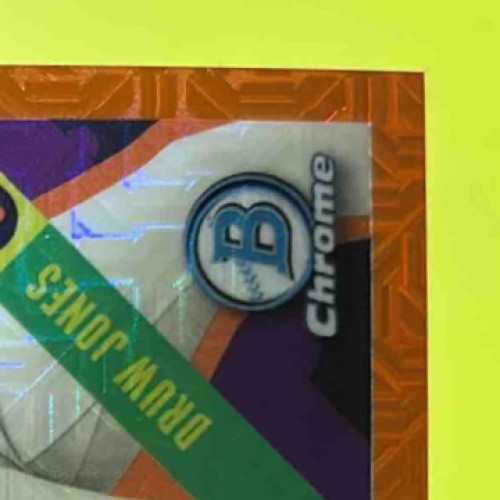 2024 Bowman Chrome Druw Jones Ascensions Mega Box Orange Mojo Refractor 1/25 - Sports Cards