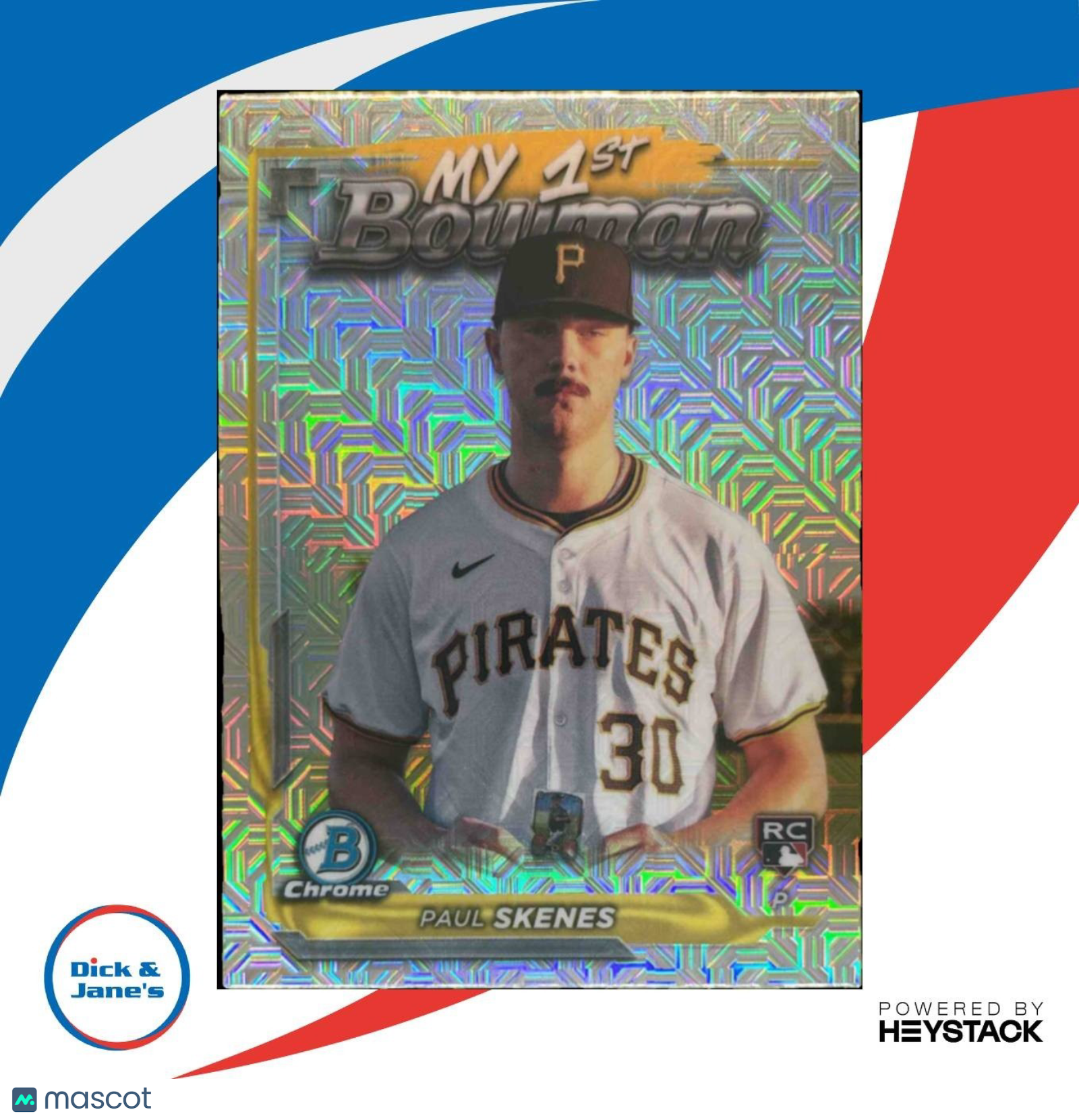 2024 Bowman Chrome Paul Skenes My 1st Prospect Mega Box Mojo RC Pirates - Sports Cards