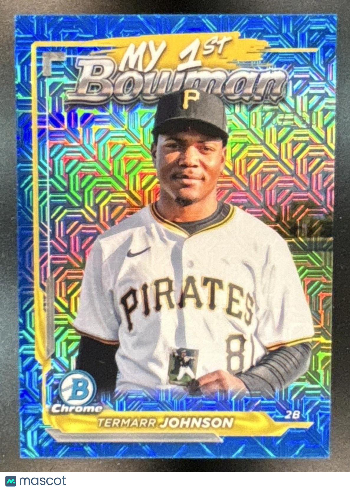 2024 Bowman Chrome Termarr Johnson My 1st Prospect Mega Box Blue Mojo /150 - Sports Cards