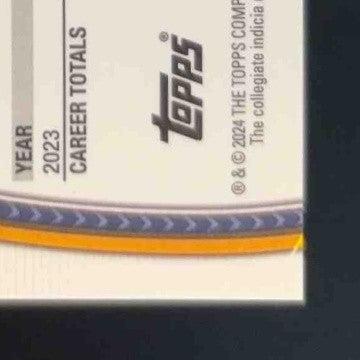 2024 Bowman Chrome University Garrett Greene Orange Shimmer Refractor 3/25 #77 - Sports Cards