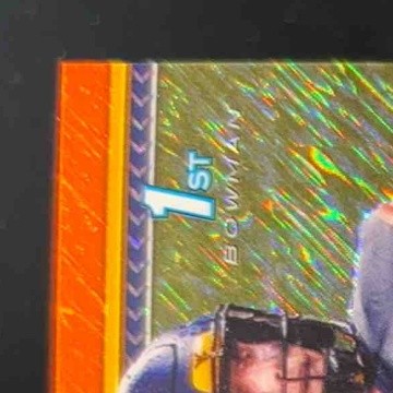 2024 Bowman Chrome University Garrett Greene Orange Shimmer Refractor 3/25 #77 - Sports Cards