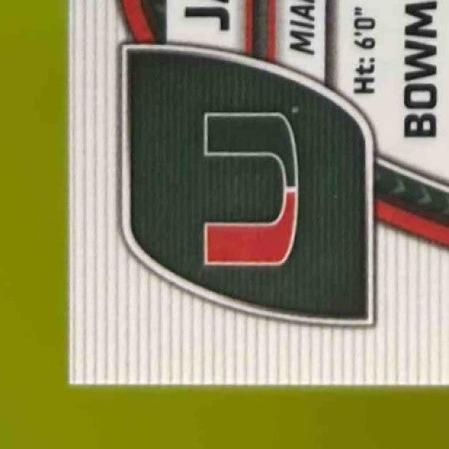 2024 Bowman Chrome University Jacolby George Purple /399 #84 Prospect Hurricanes - Sports Cards