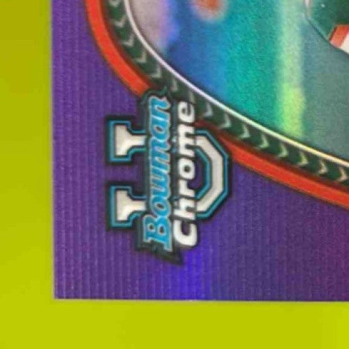 2024 Bowman Chrome University Jacolby George Purple /399 #84 Prospect Hurricanes - Sports Cards