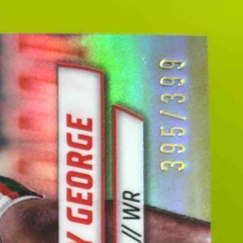 2024 Bowman Chrome University Jacolby George Purple /399 #84 Prospect Hurricanes - Sports Cards