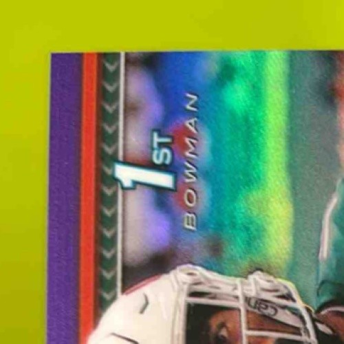 2024 Bowman Chrome University Jacolby George Purple /399 #84 Prospect Hurricanes - Sports Cards