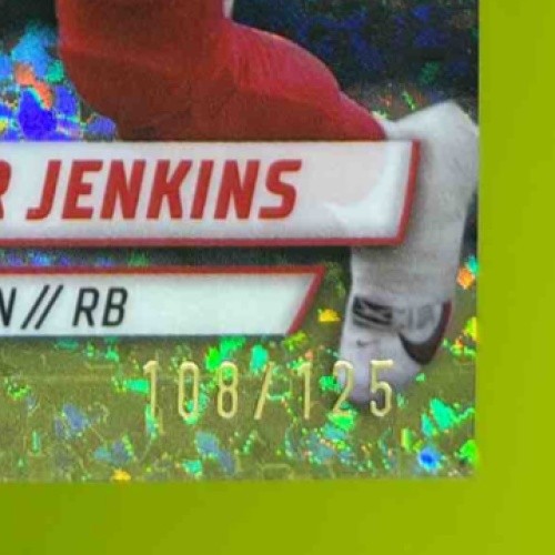 2024 Bowman Chrome University Parker Jenkins Fuchsia Mini Diamond /125 #141 - Sports Cards