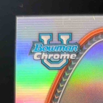 2024 Bowman Chrome University Silas Bolden Prospect Auto Refractor 54/299 Texas - Sports Cards