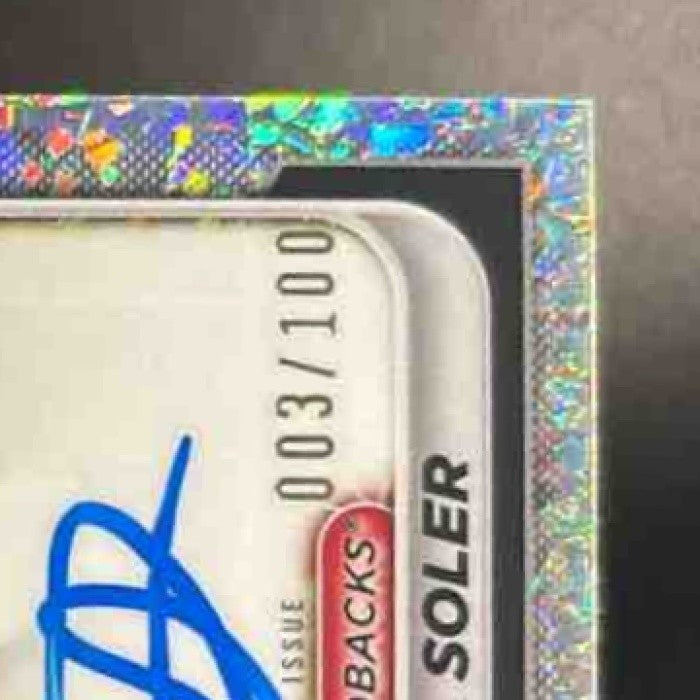 2024 Bowman Chrome Yassel Soler Auto Mini Diamond /100 1st Prospect Diamondbacks - Sports Cards
