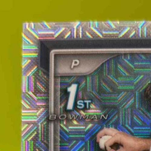 2024 Bowman Draft Bryce Cunningham Chrome Auto MOJO HTA Choice Refractor 15/150 - Sports Cards