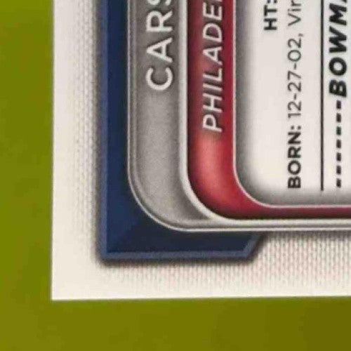 2024 Bowman Draft Chrome Carson DeMartini Auto 1st Prospect Phillies - Sports Cards