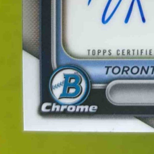 2024 Bowman Draft Johnny King Chrome Auto CPA-JKI 1st Prospect Toronto Blue Jays - Sports Cards