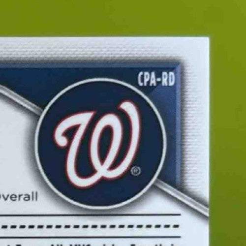 2024 Bowman Draft Randal Diaz Chrome Auto Blue Wave /150 1st Prospect Nationals - Sports Cards