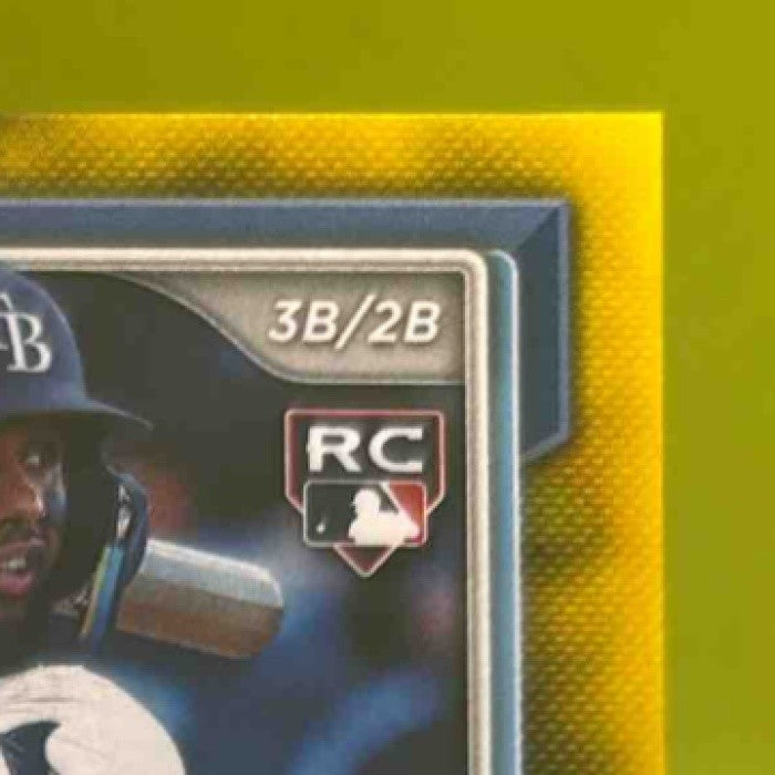 2024 Bowman Junior Caminero Yellow 68/75 #20 RC Tampa Bay Rays - Sports Cards