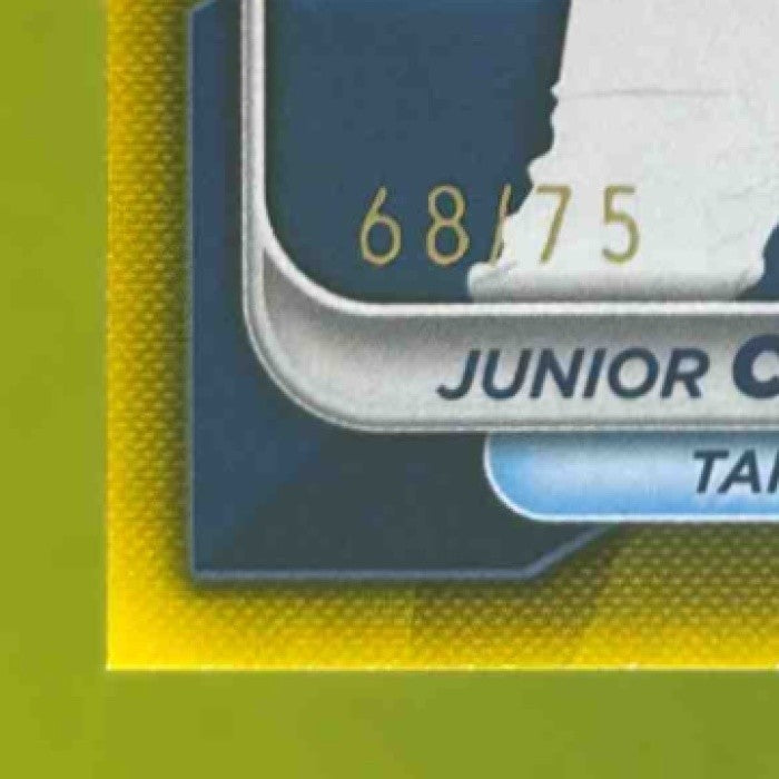 2024 Bowman Junior Caminero Yellow 68/75 #20 RC Tampa Bay Rays - Sports Cards